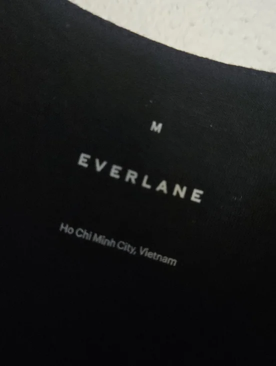 EVERLANE The Riviera Dress Black Pockets Medium - Picture 4 of 12